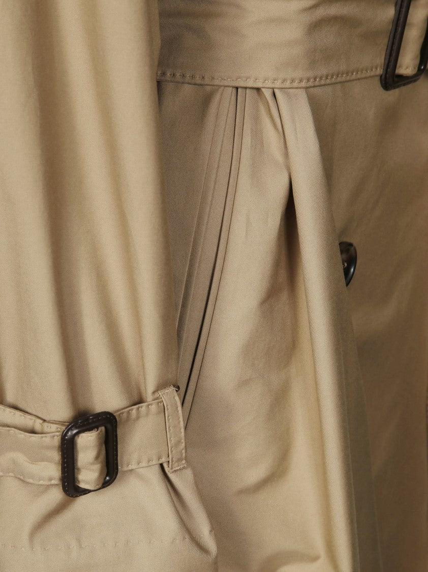 Max Mara Double-Breasted Trench Coat With Belted Waist