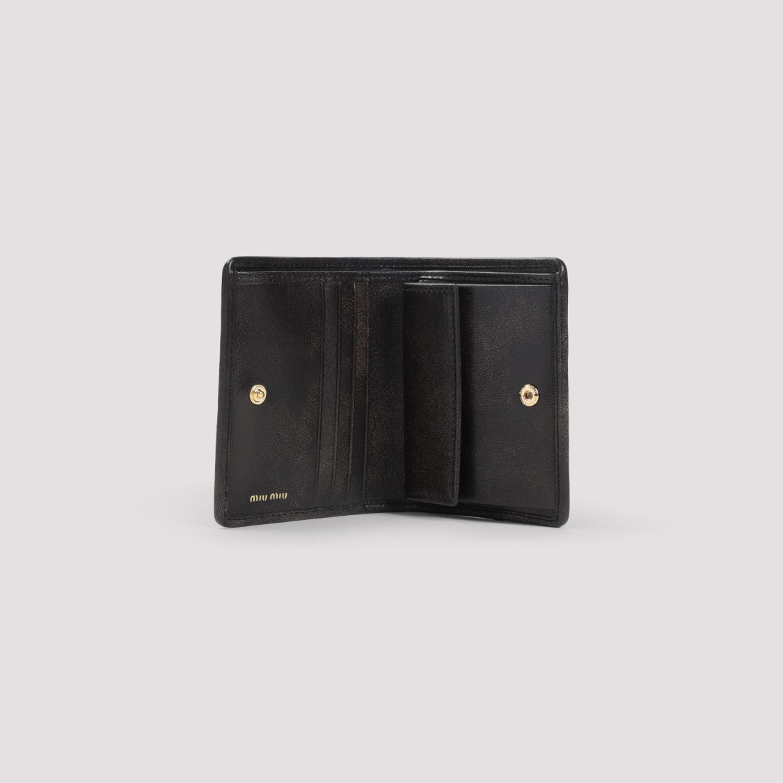 Miu Miu Brown Lamb Leather Wallet