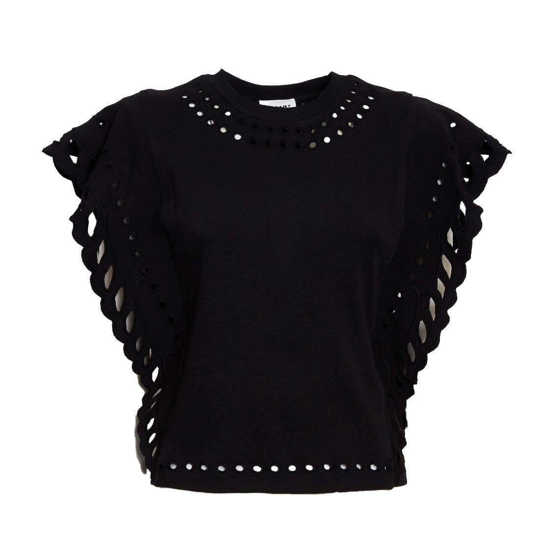 Isabel Marant Odyle Broderie Anglaise Casual T-Shirt