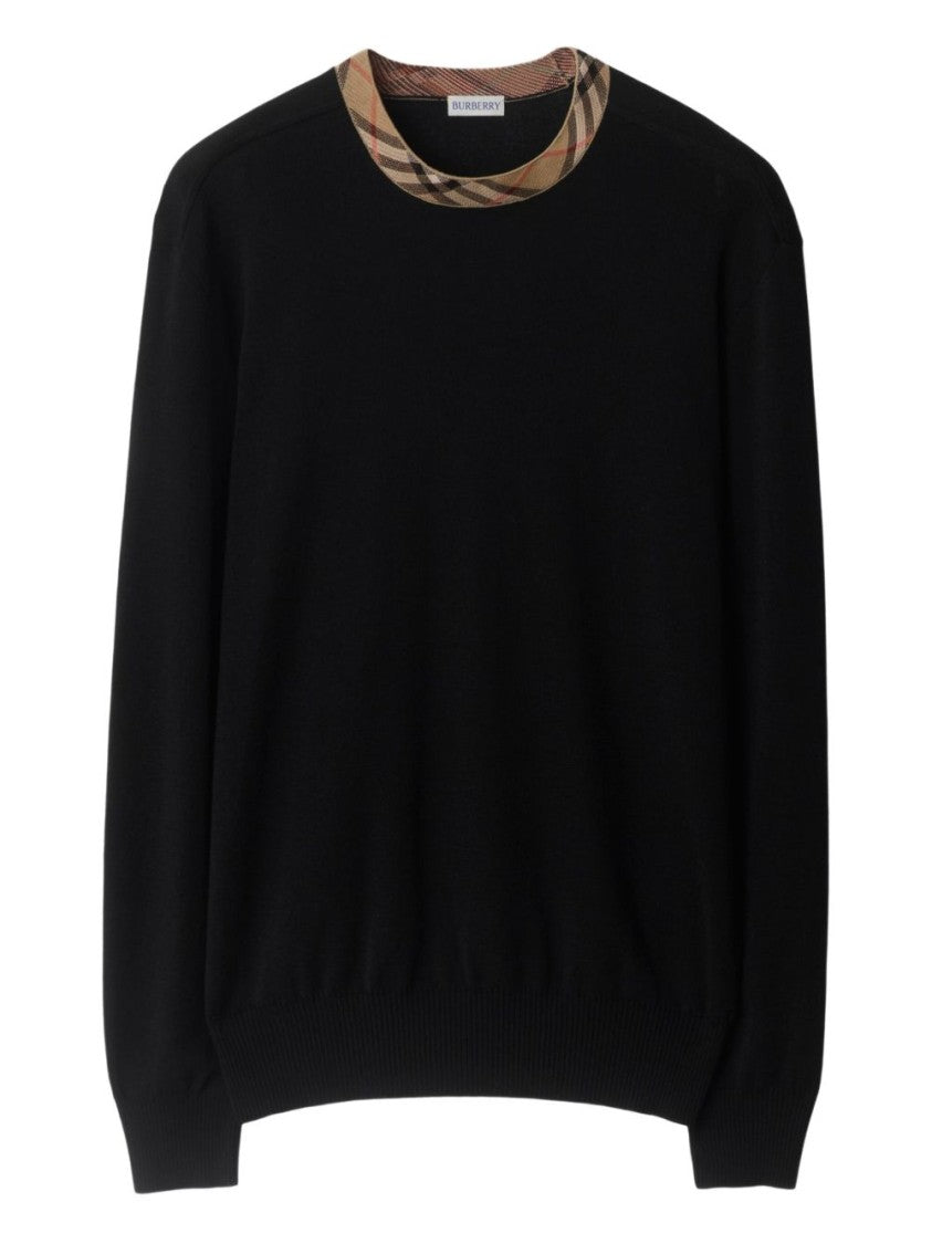 Burberry Wool Crew Neck Sweater