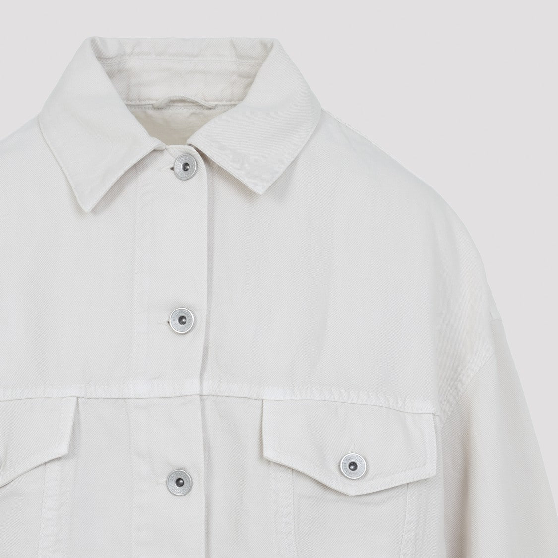 Brunello Cucinelli Tailored Cotton-Linen Blend Jacket With Classic Collar