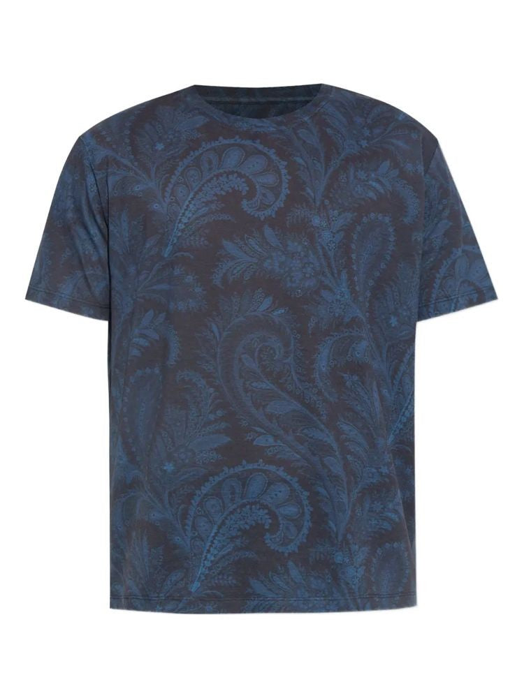Etro Multicolour Roma Intricately Patterned Short-Sleeve T-Shirt
