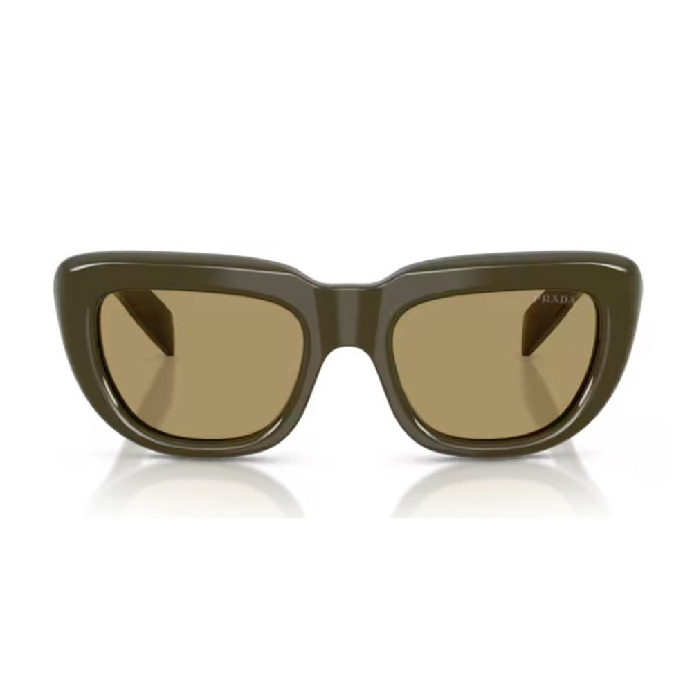Prada Geometric Acetate Sunglasses With Iconic Logo Detail