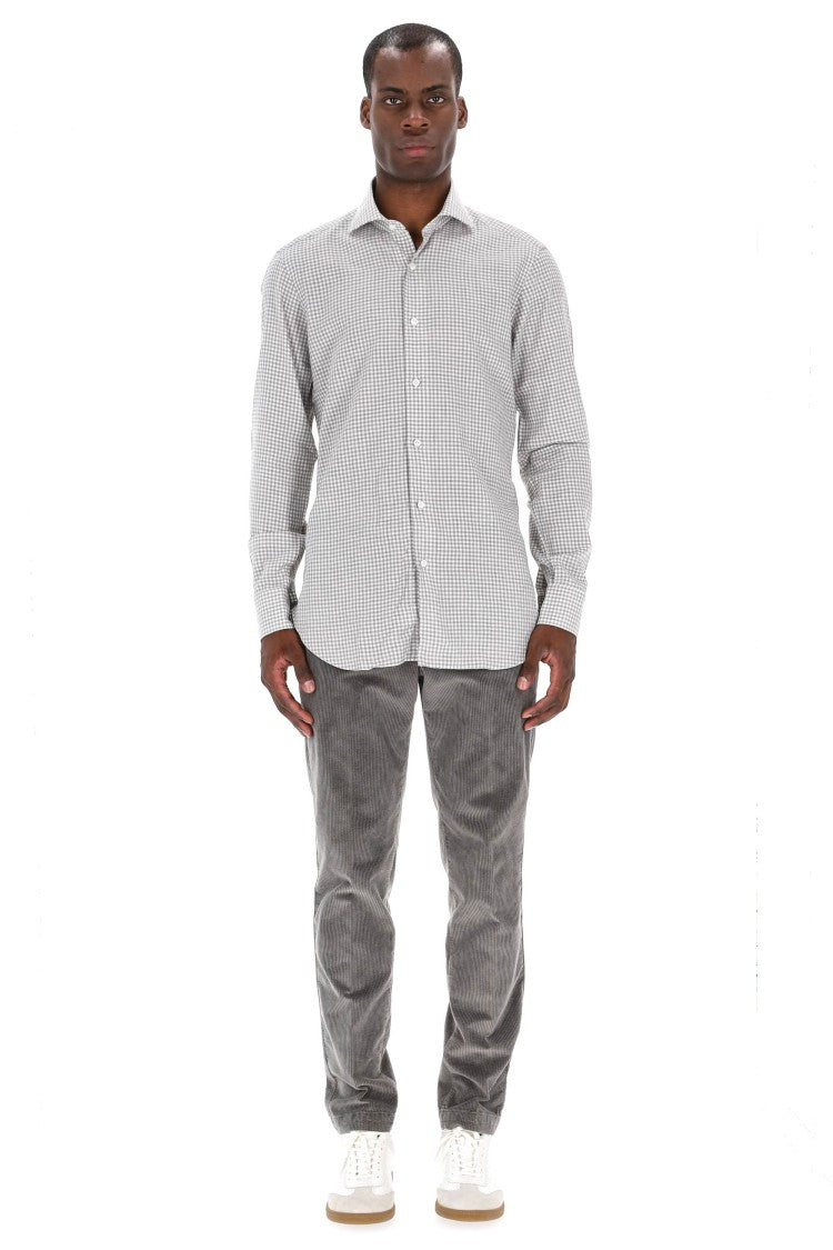 Barba Culto Line Vichy Cotton Shirt