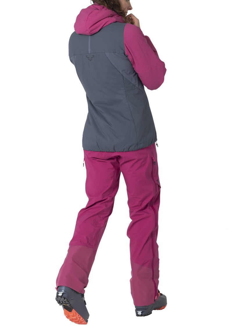 Dynafit Blacklight Prl Grey/Magenta Hooded Sport Jacket