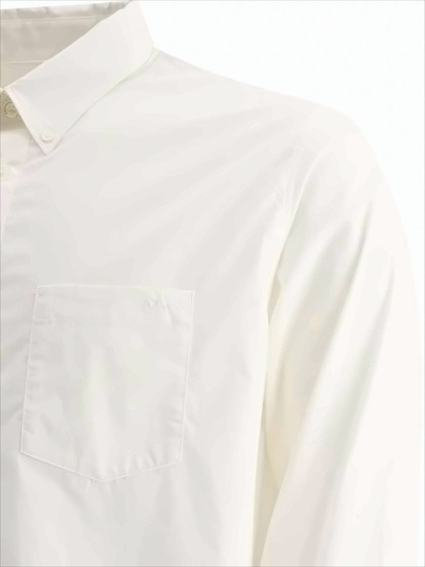 A.P.C. Long-Sleeve White Shirt With Classic Collar