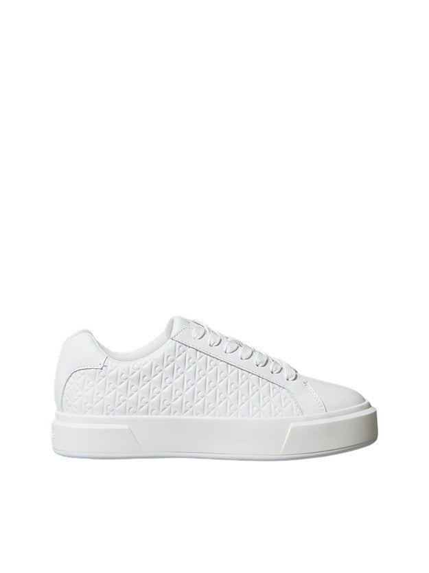 Calvin Klein Low-Top Sneakers With Embossed Geometric Pattern