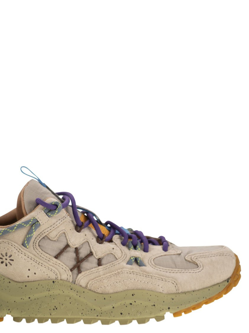 Flower Mountain Yamabushi - Sneakers In Suede And Technical Fabric