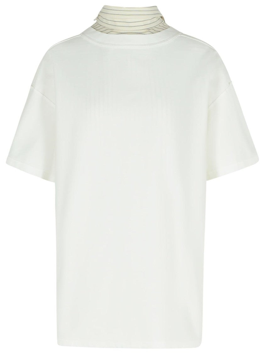 Maison Margiela Inverted White Cotton Shirt