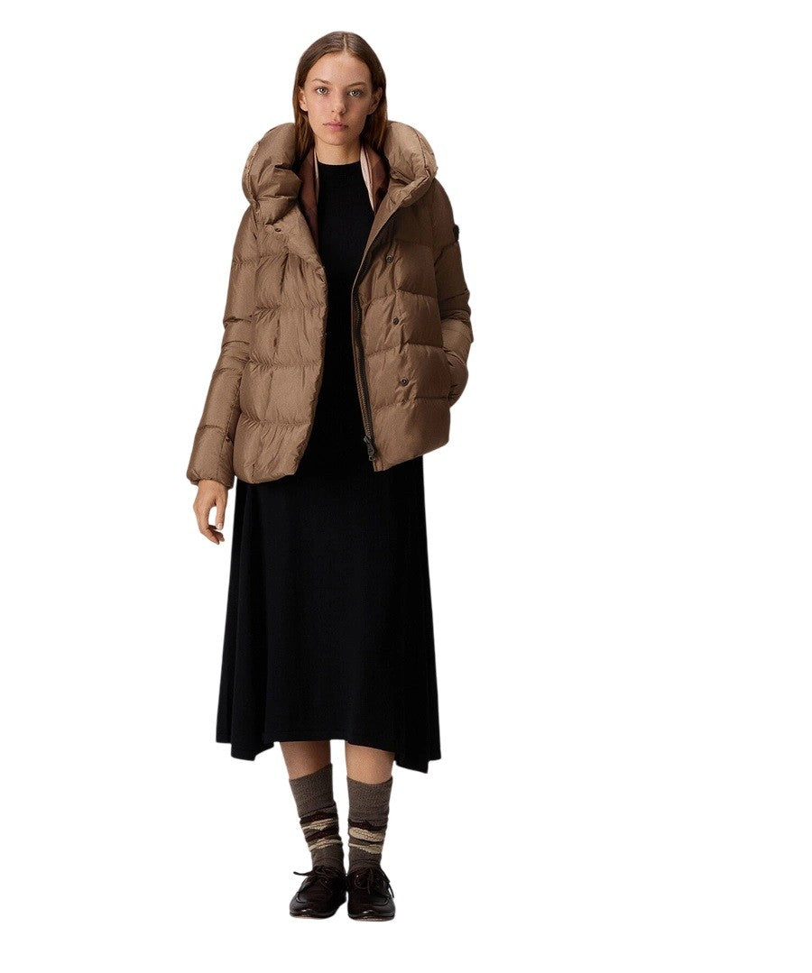 Peuterey Short Down Jacket Wide Shawl Collar
