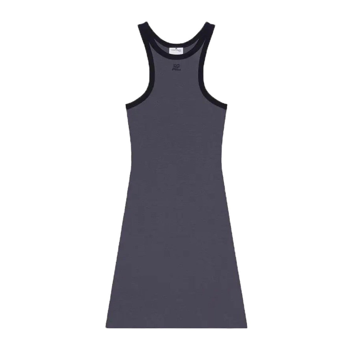Courrèges Contrast Scuba Mini Dress
