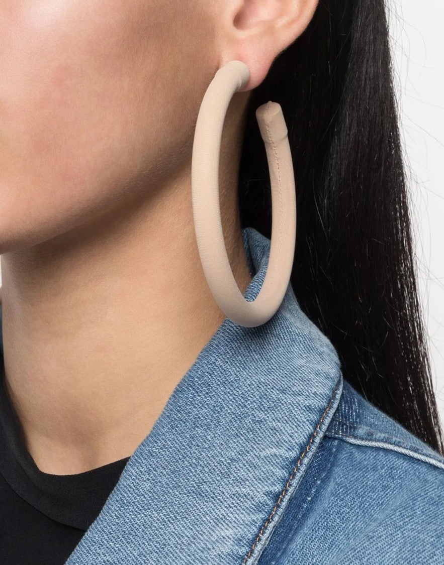 Maison Margiela Mm6 Large Open Hoop Earrings