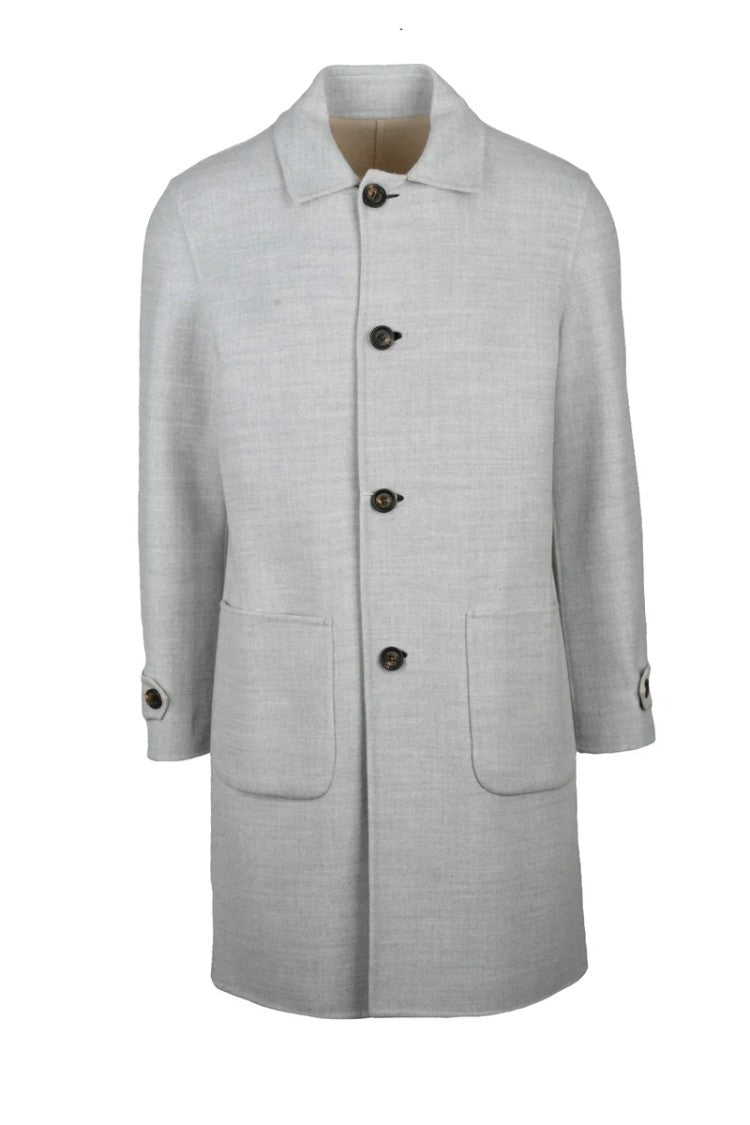 Eleventy Lightweight Coat - Light Grey