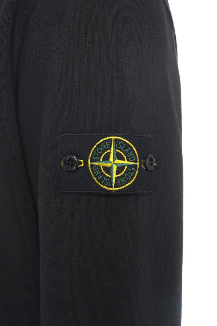 Stone Island Classic Fit Black Sweatshirt