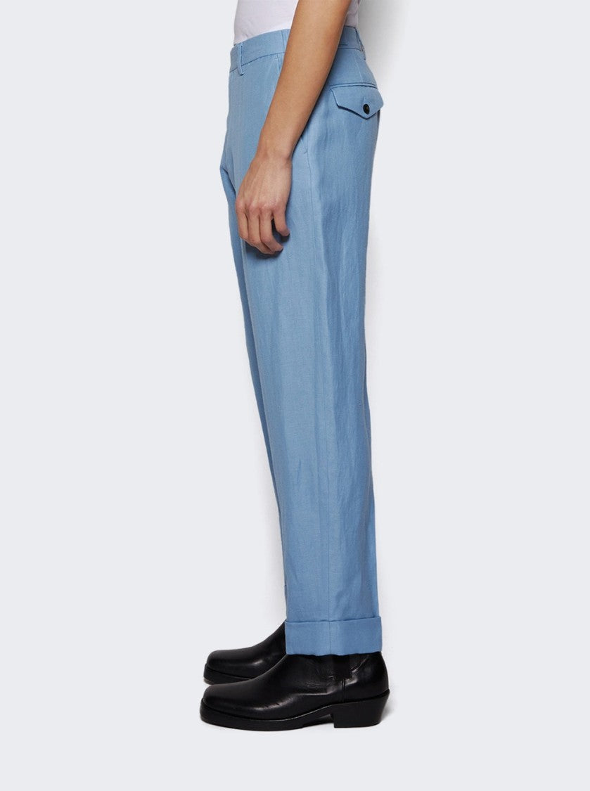 Dries Van Noten Philip Pants Light Blue