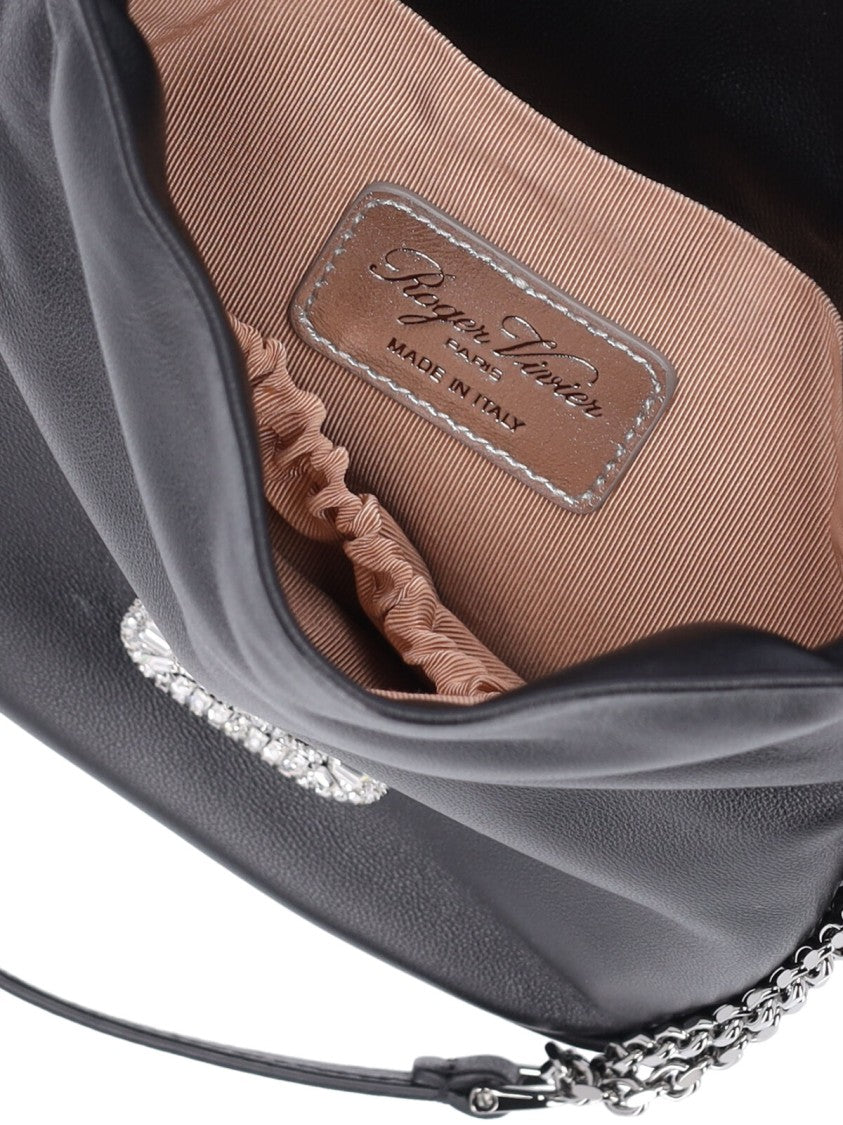 Roger Vivier Mini Rectangular Lambskin Bag