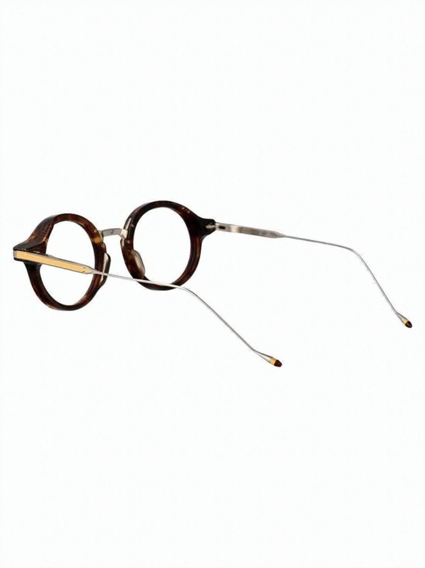Jacques Marie Mage Oval-Tortoiseshell Acetate Eyeglasses With Titanium Accents