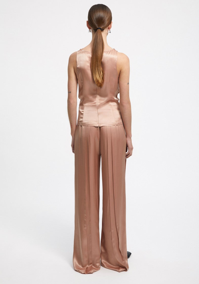 Aeron Andros - Satin Wide Leg Pants