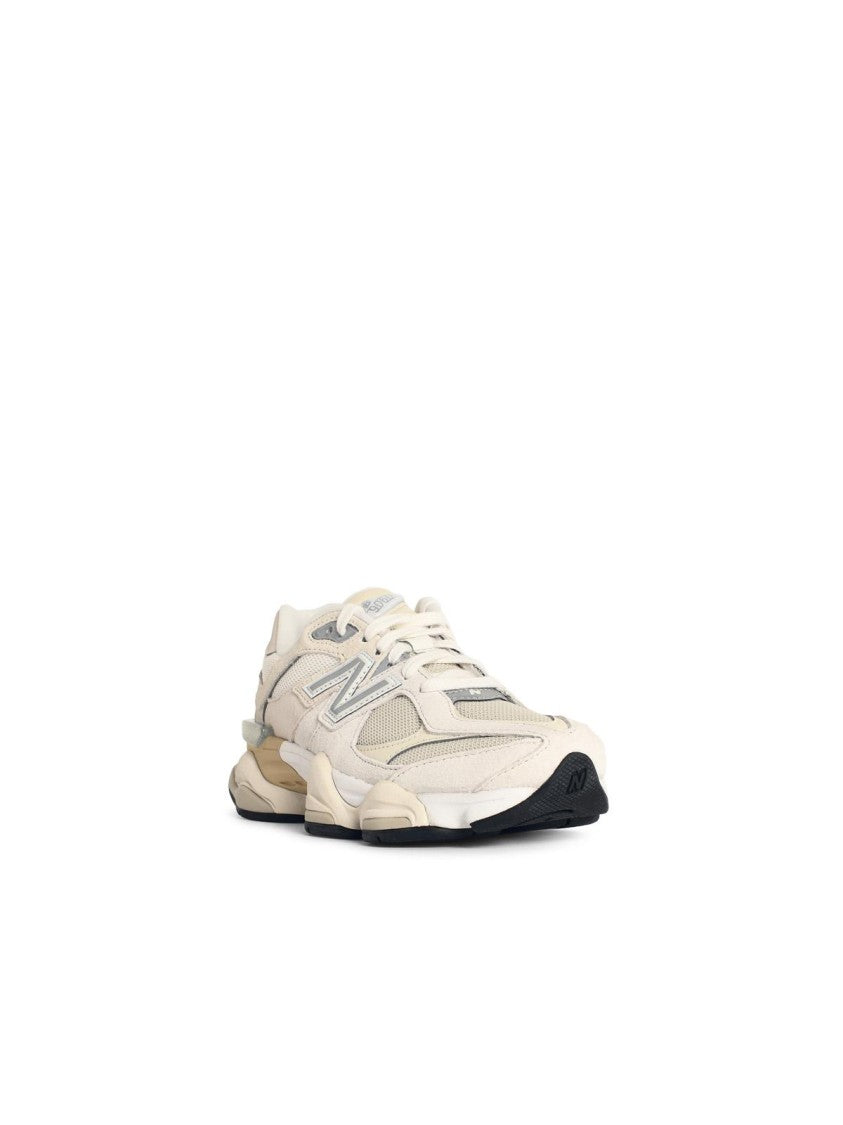 New Balance '9060' 'Sea Salt' Ivory Suede Blend Sneakers