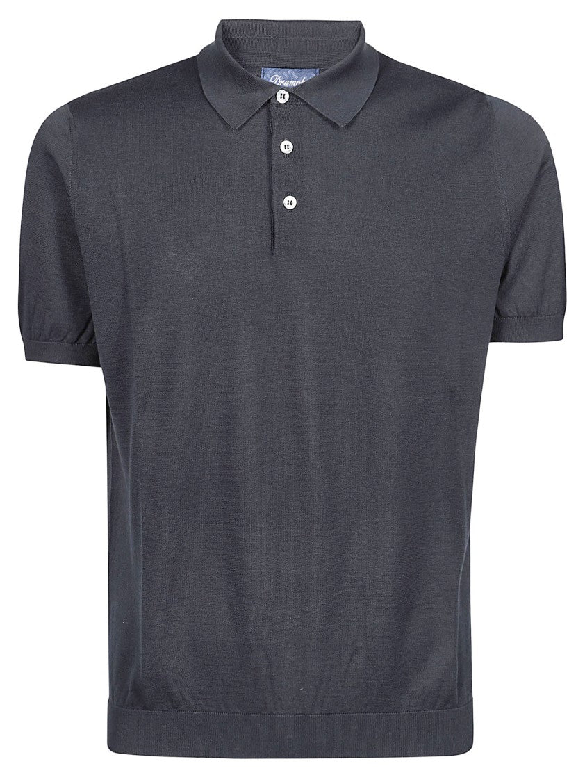 Drumohr Short Sleeve Classic Cotton Polo