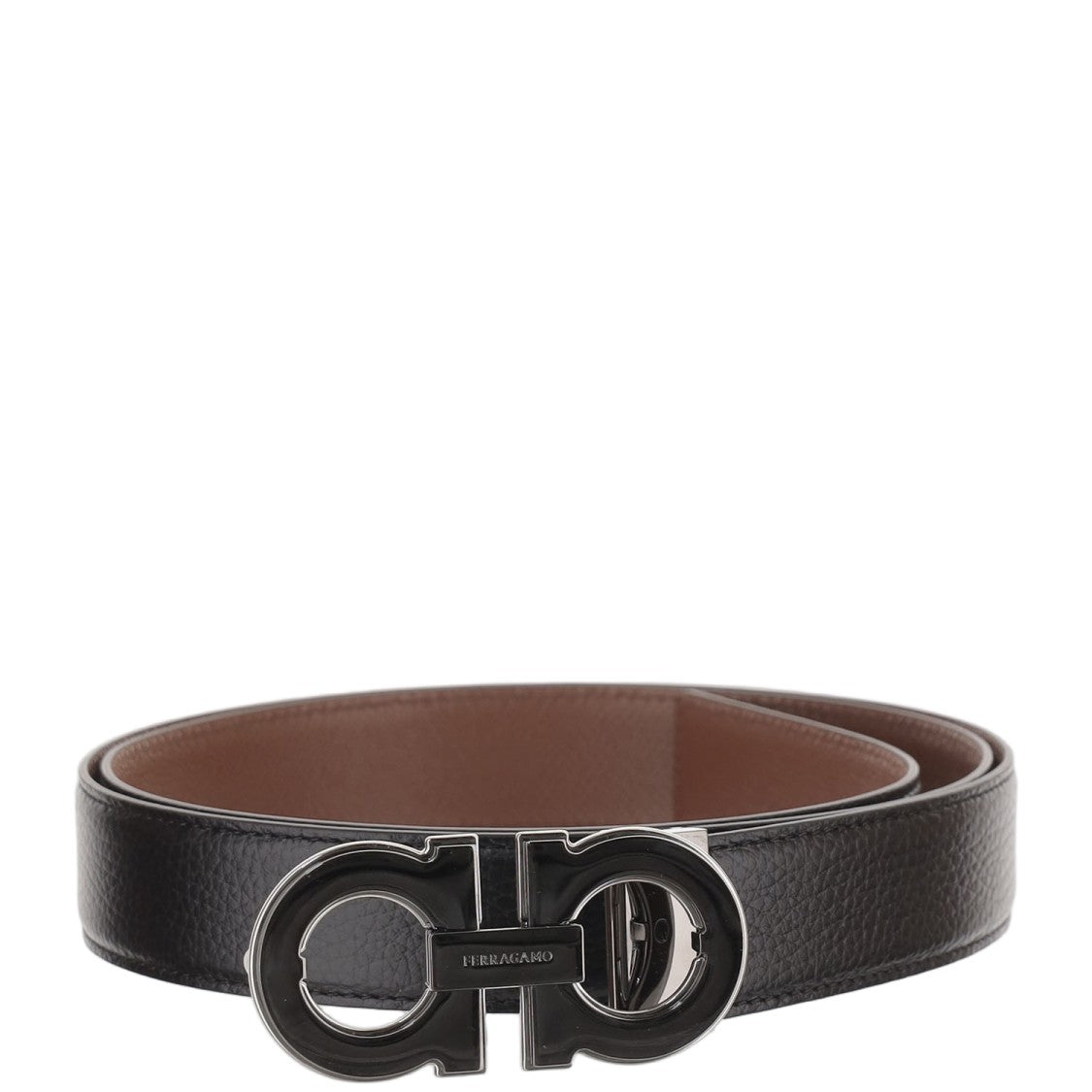 Salvatore Ferragamo Multi Gancini Interchangeable Reversible Leather Belt