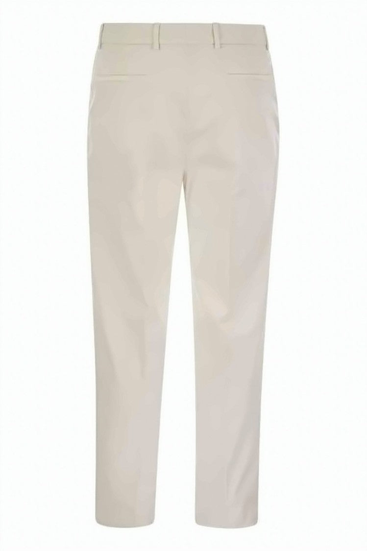 Brunello Cucinelli Tailored Straight Pants With Mid-Rise Waist And Smooth Finish