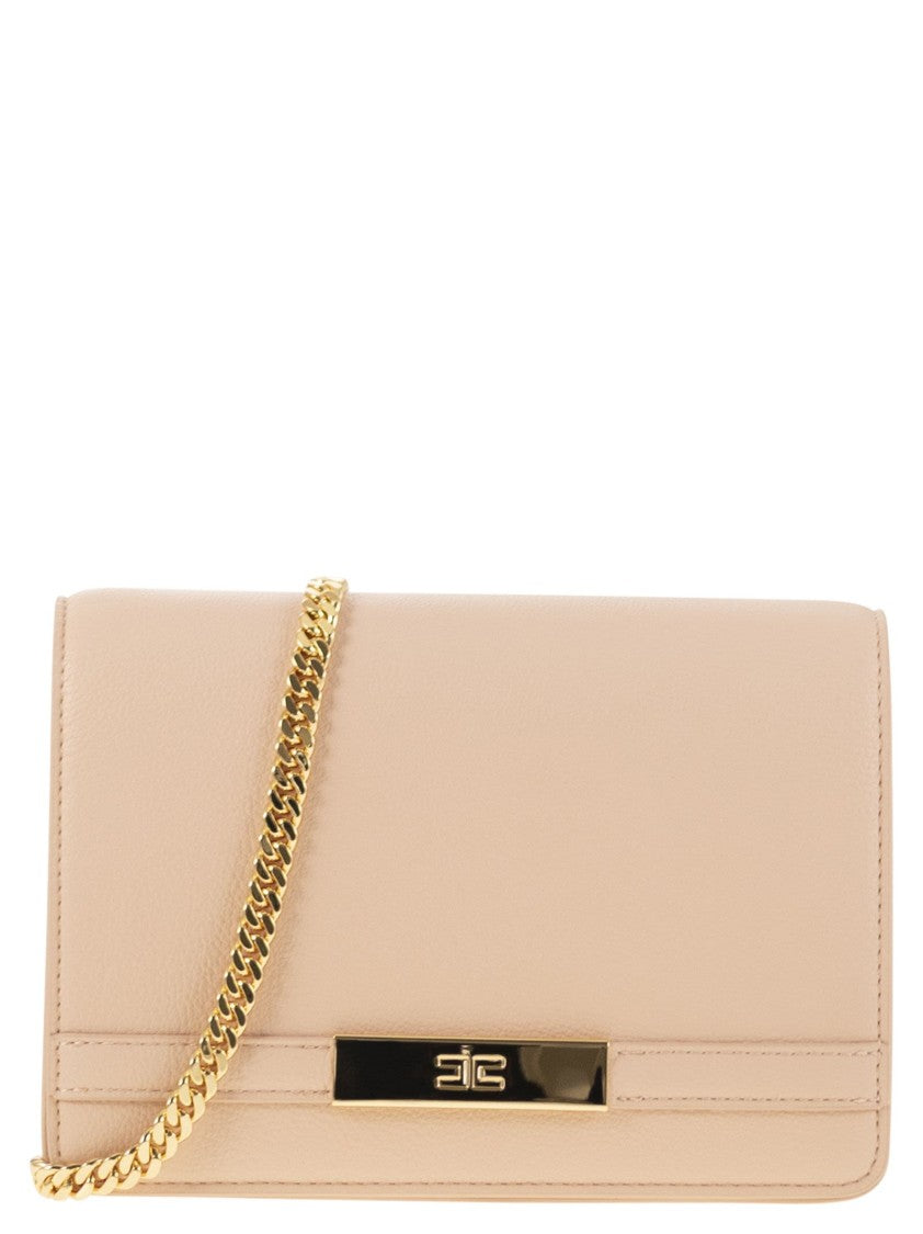 Elisabetta Franchi Shoulder Strap With Groumette Chain