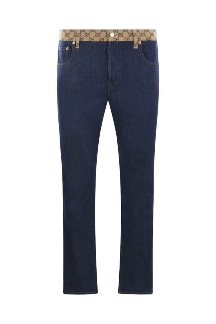 Gucci Straight-Leg Deep Indigo Denim Pants