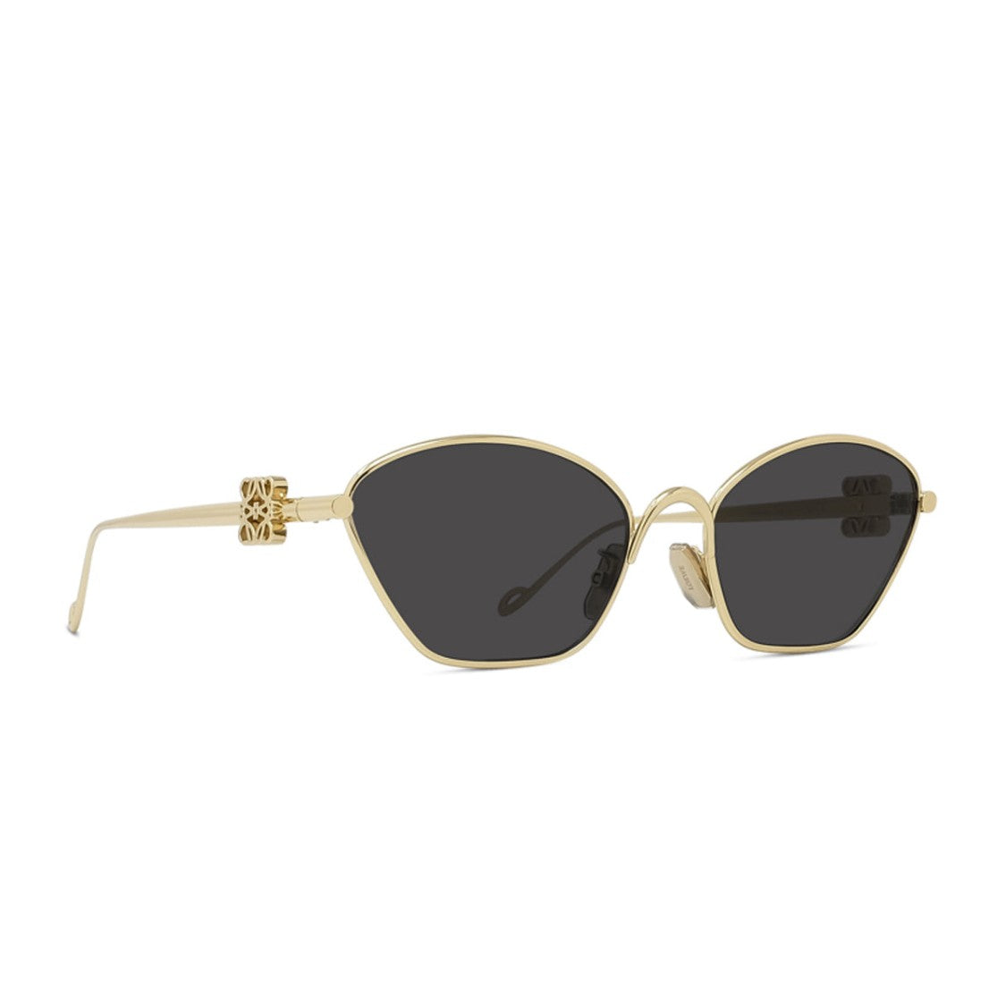 Loewe Gold Anagram Metal Sunglasses