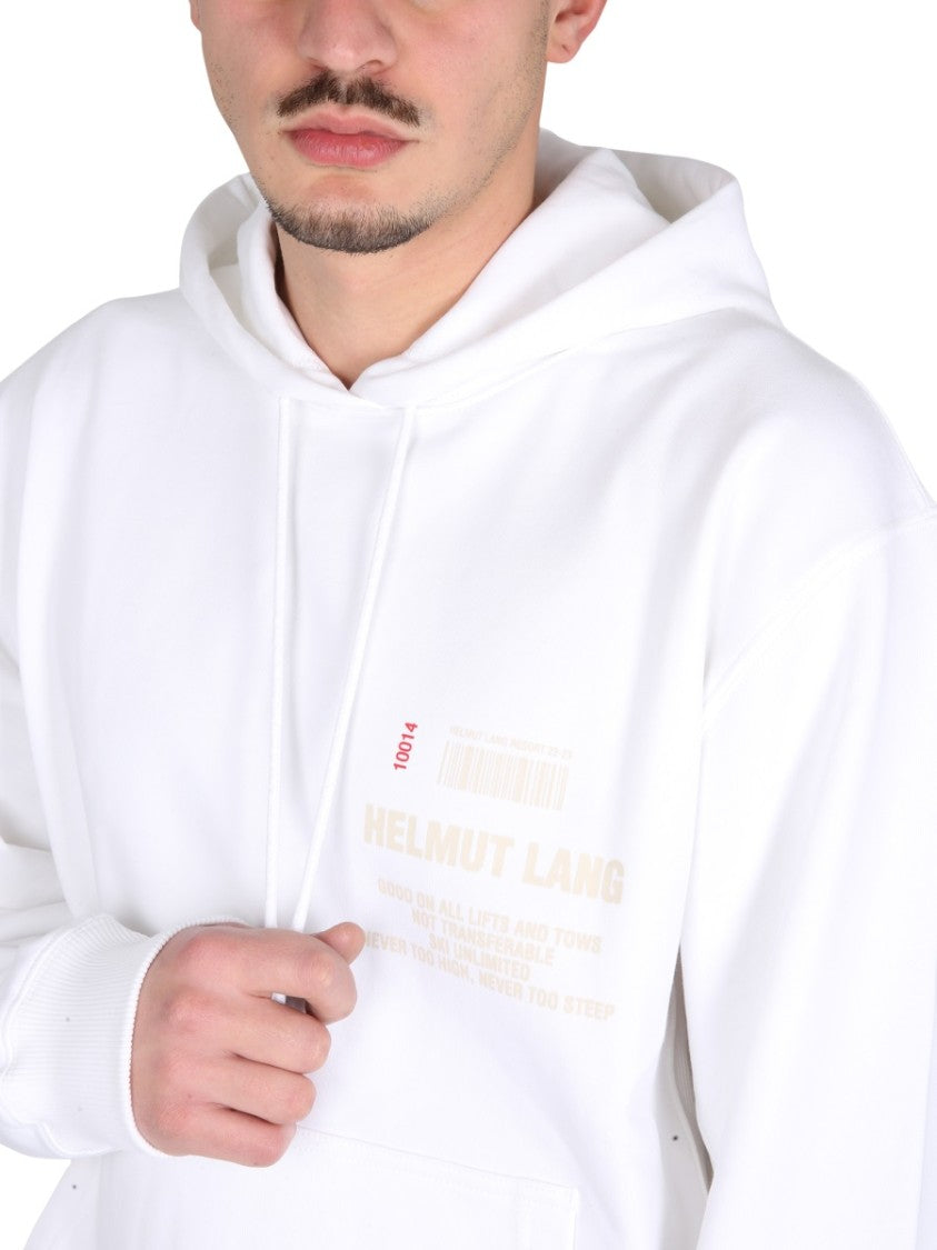 Helmut Lang Sweatshirt With Logo And Graphic Design