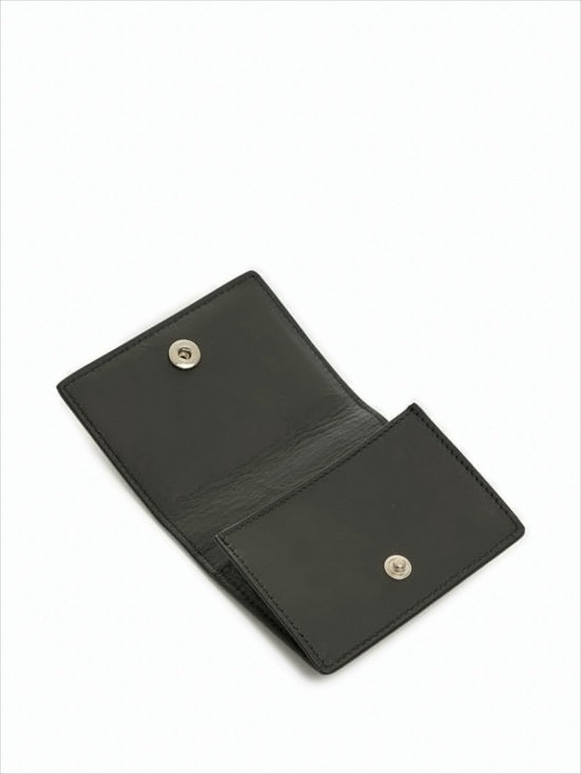 Y-3 Compact Black Card Wallet With Minimalist Design
