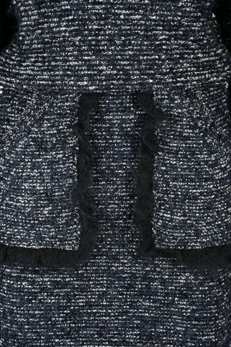 Elisabetta Franchi Bouclé Dress - Black