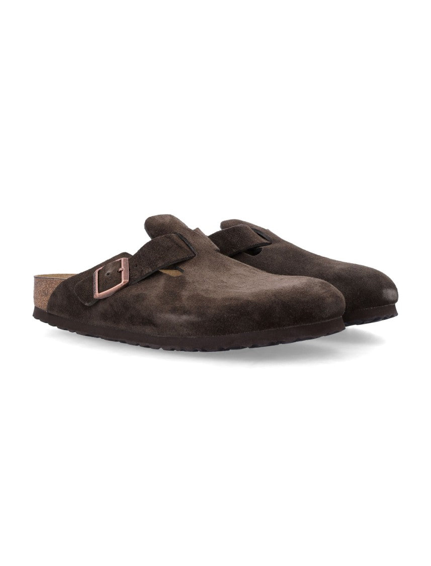 Birkenstock Boston Soft Suede Clogs