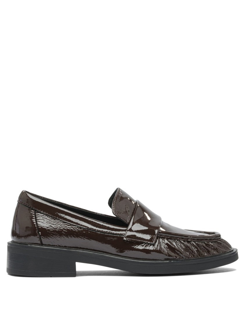 Strategia Glossy Leather Penny Loafers