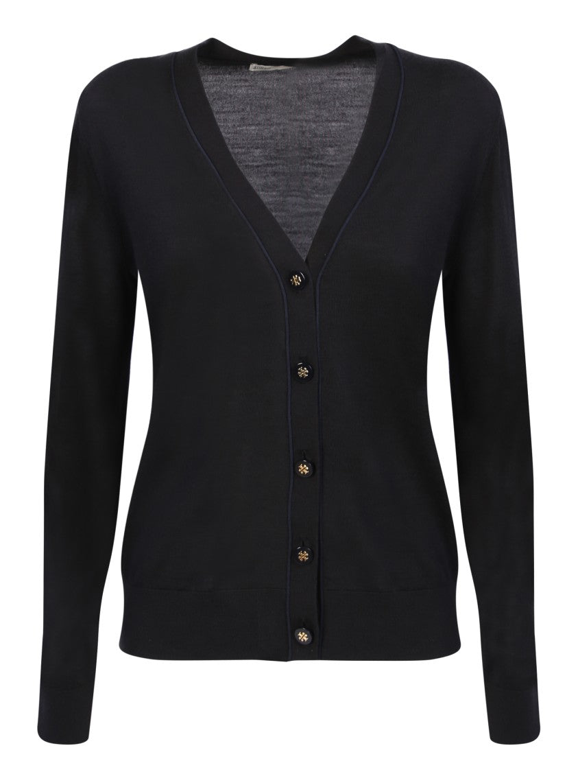 Tory Burch Black Simone Cardigan