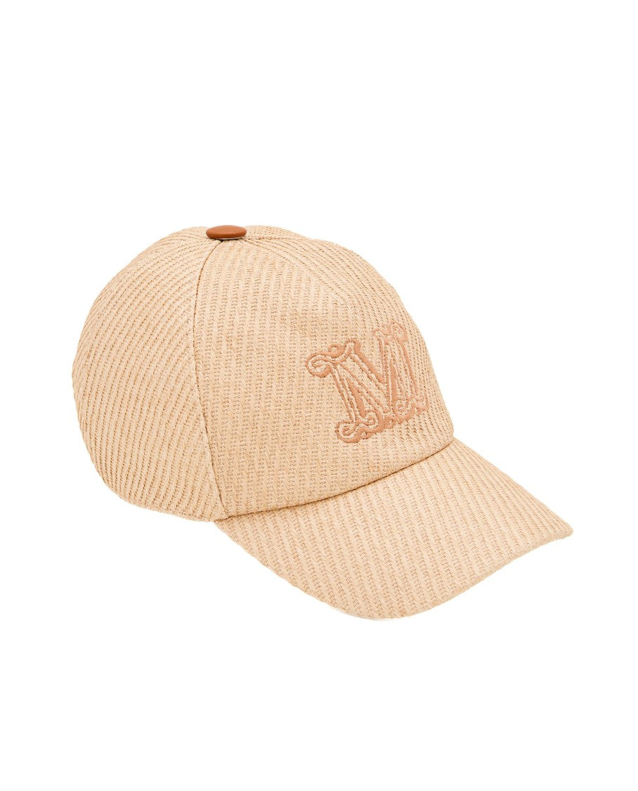 Max Mara Jez Rafia Baseball Cap