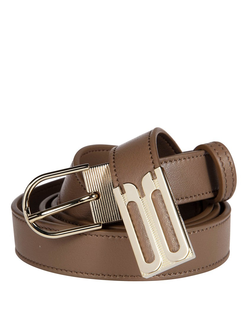 Victoria Beckham Smooth Leather Dorian B Finite Belt