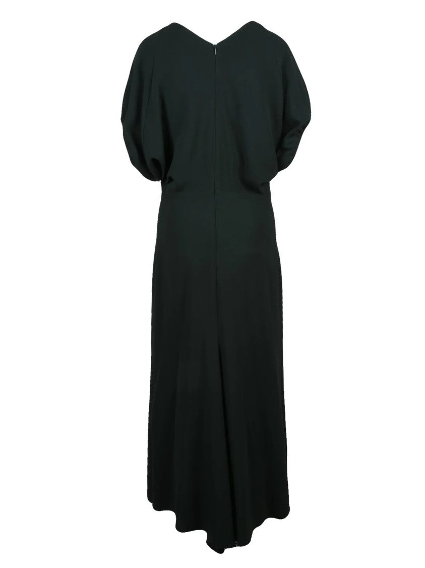 Victoria Beckham Green Stretch Viscose Mermaid Dress