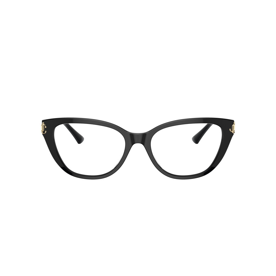 Jimmy Choo 0Jc3011 Glossy Black Acetate Cat-Eye Sunglasses