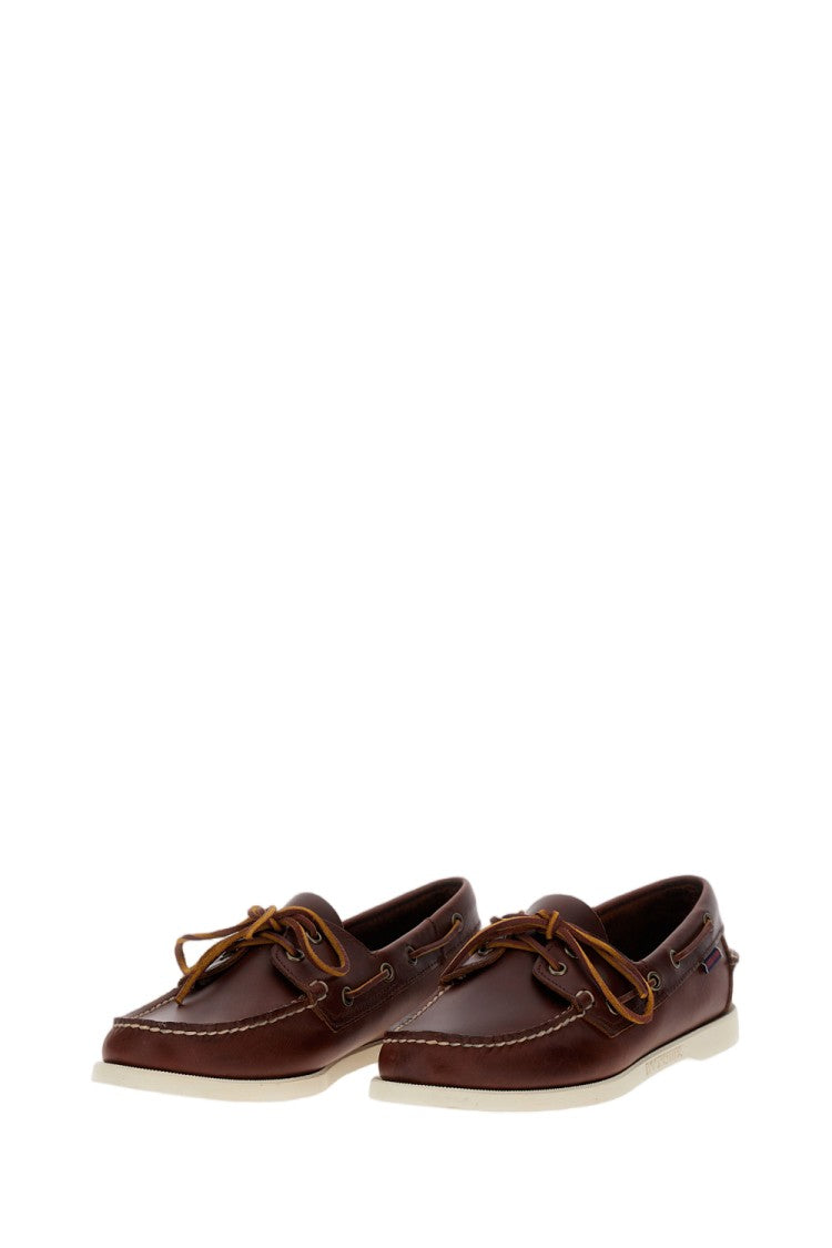 Sebago Classic Brown Leather Boat Shoes