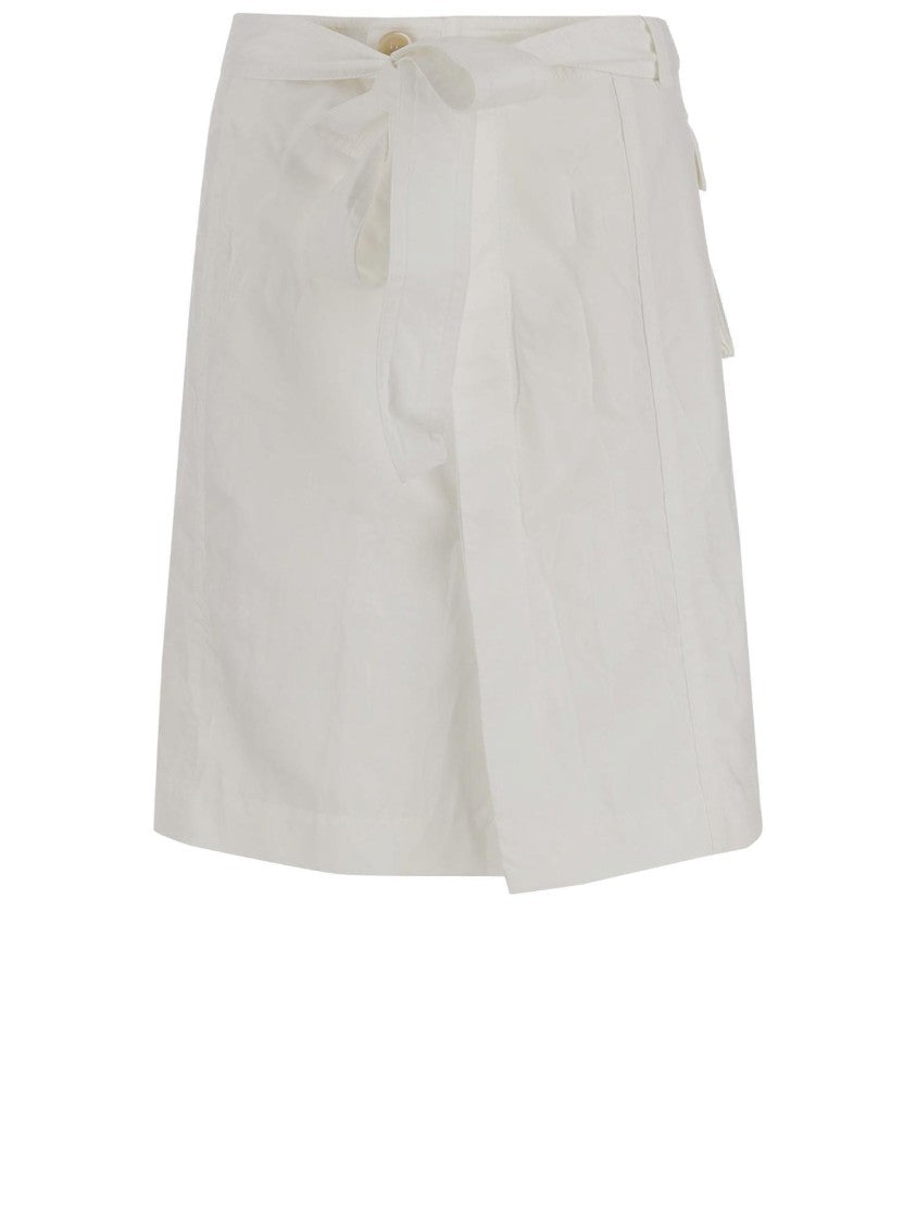 Salvatore Ferragamo Wallet Skirt Made Of Cotton Blend