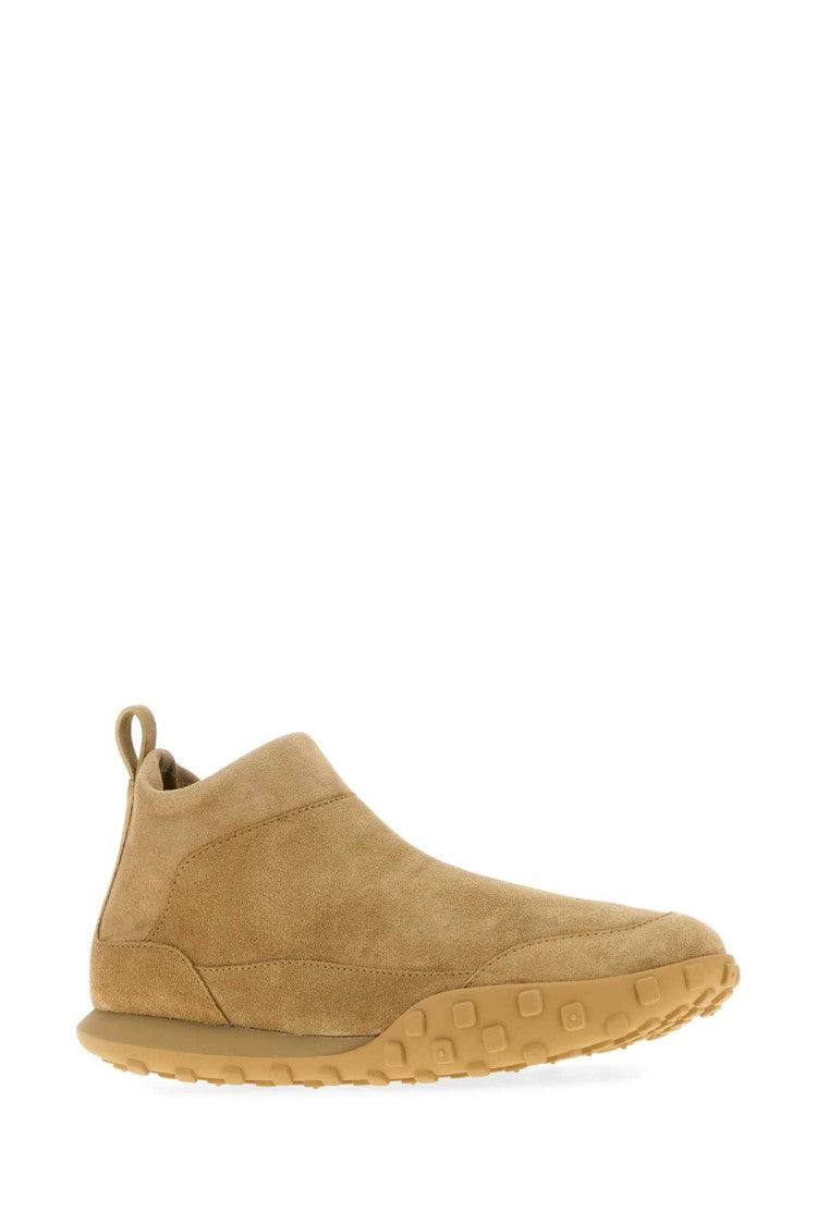 Jil Sander Camel Suede Moon Slip Ons