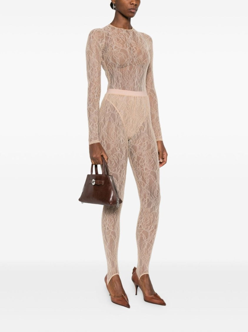 Coperni Trapezoidal Brown Calfskin Handbag