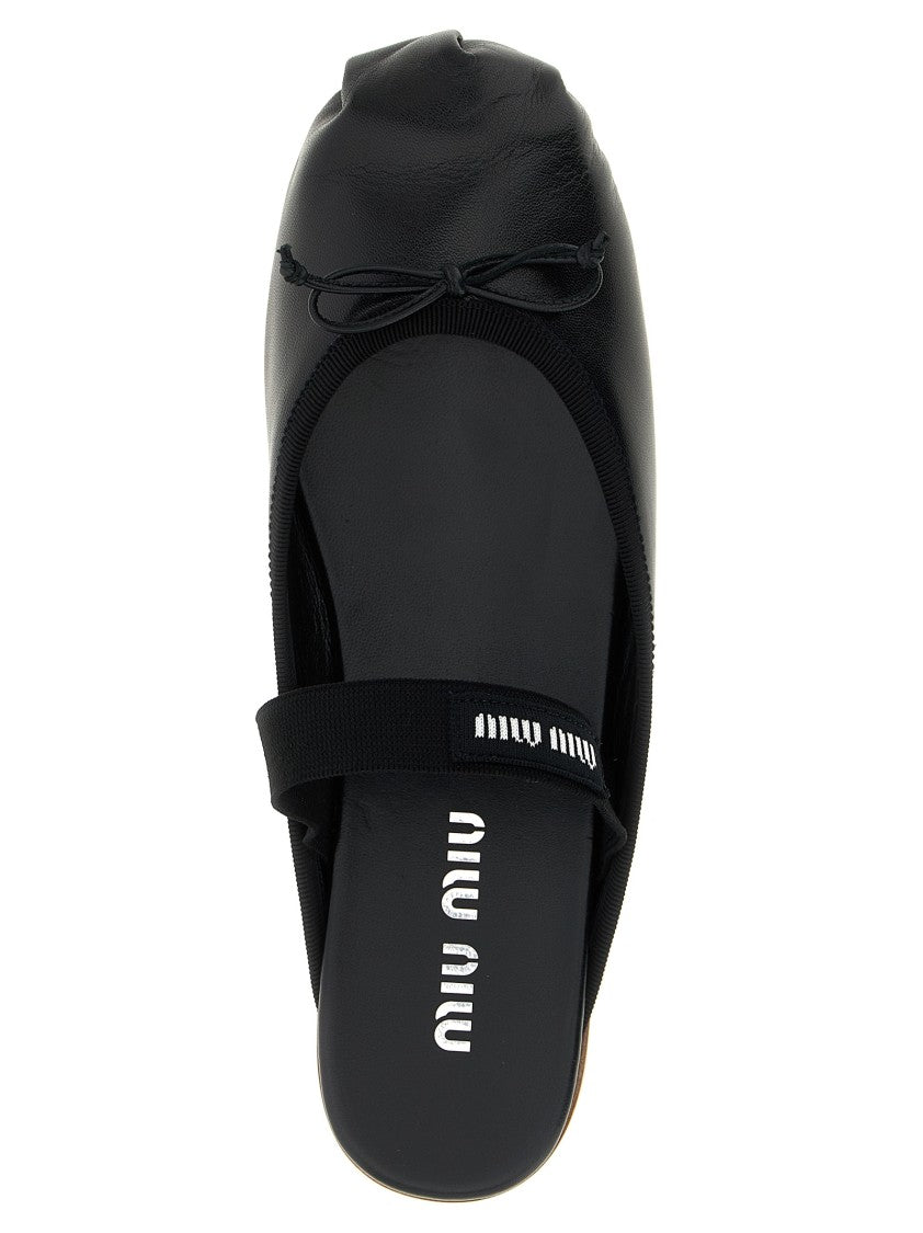 Miu Miu Sabot Ballet Flats