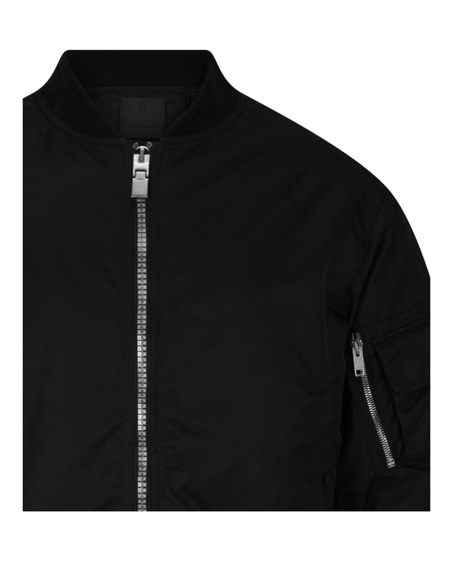 Givenchy Front-Zip Bomber Jacket With 4G Motif