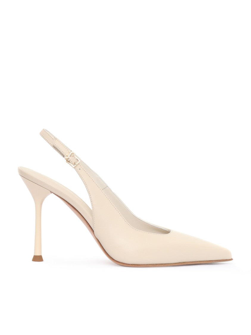 Sergio Levantesi Pointed Toe Slingback Heels