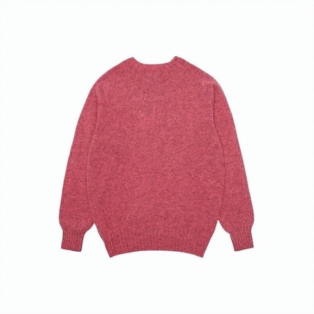 Howlin Textured Knit Crewneck Sweater In Muted Red