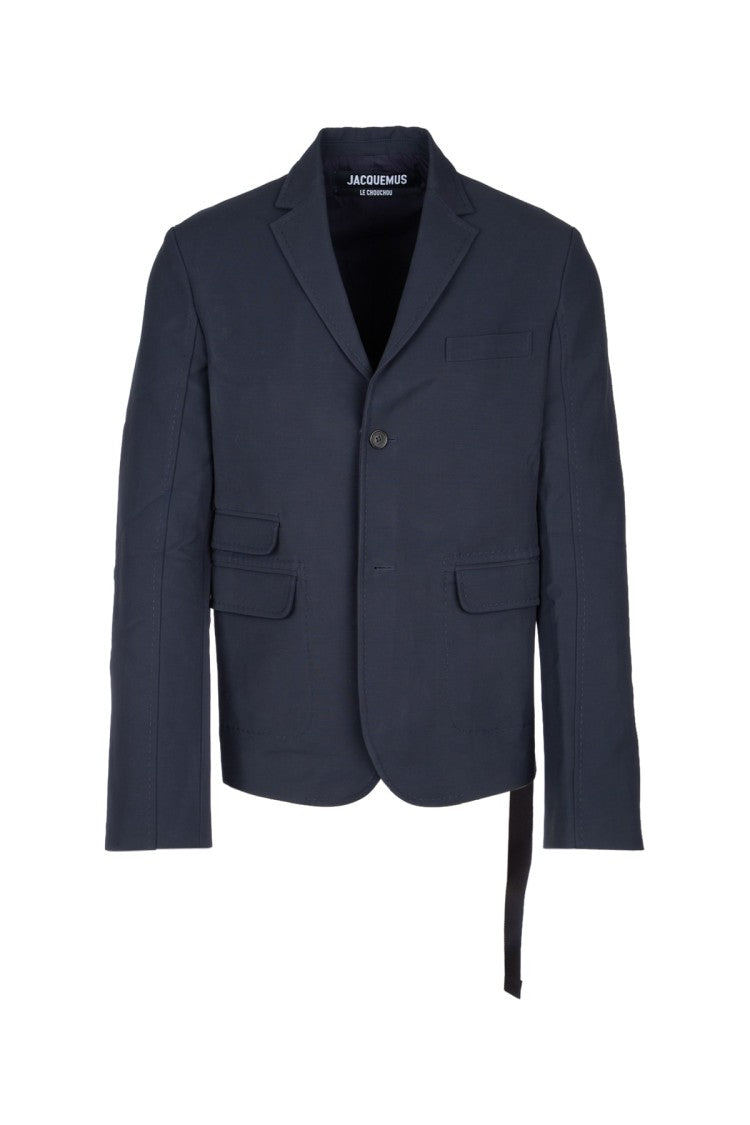 Jacquemus Tailored Jacket With Unique Tie Detail