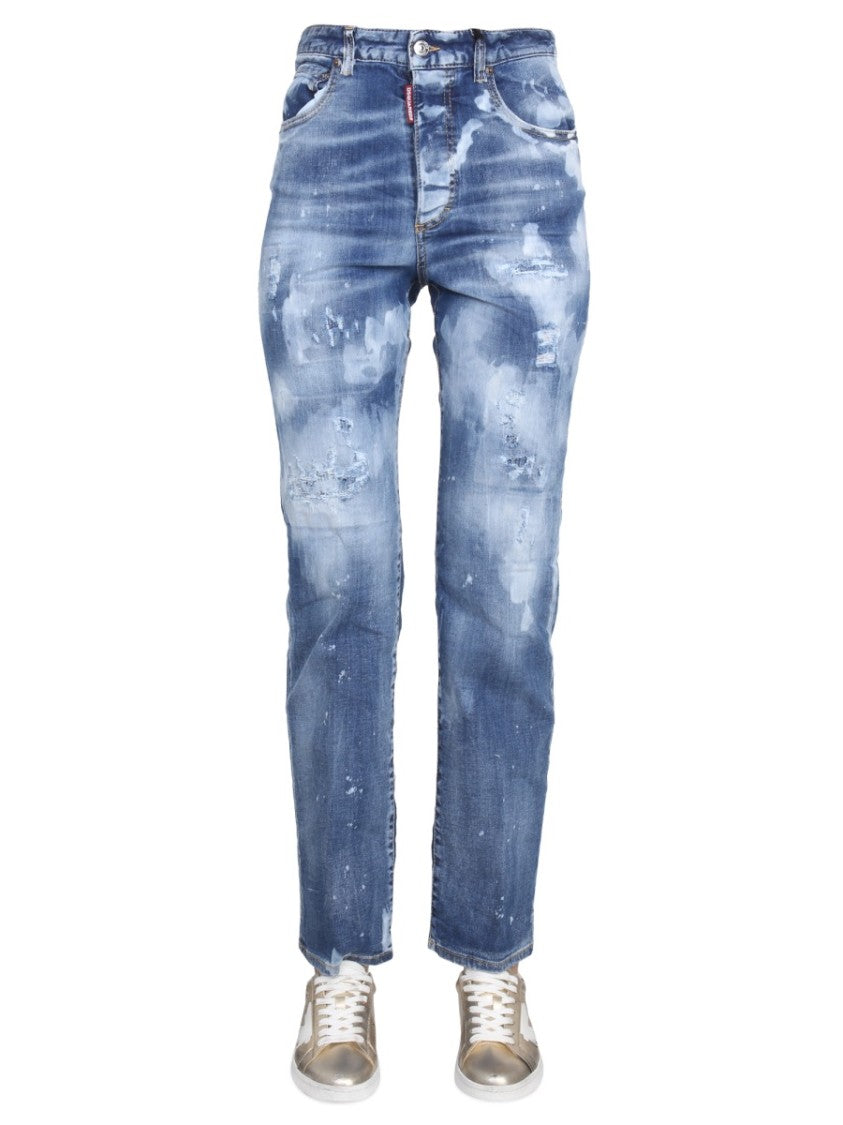 Dsquared2 Straight-Leg Denim Jeans