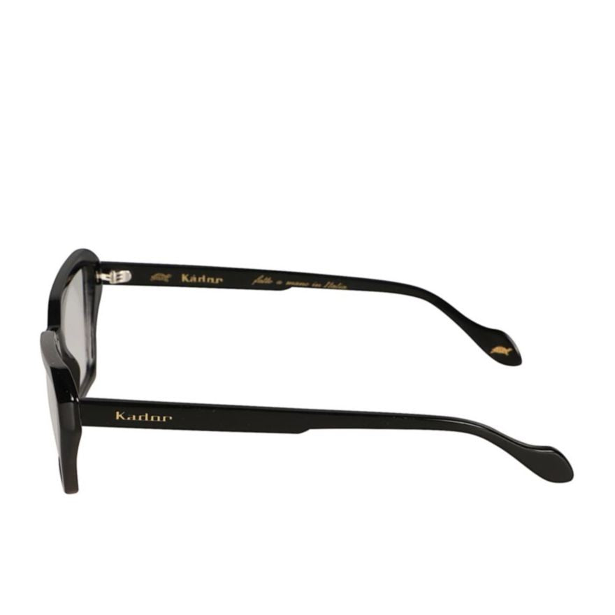 Kador Kamila Light Geometric Frame Sunglasses With Glossy Black Finish